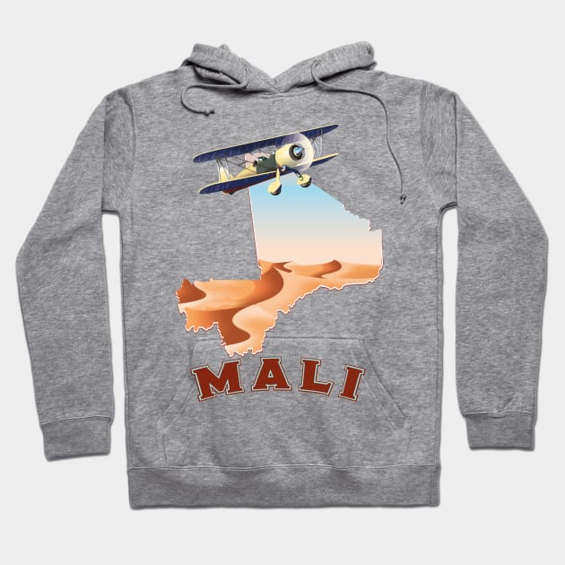 Mali Travel poster Hoodie by nickemporium1